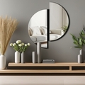 Oglinda decorativa, Ozgl522, Partea de jos: 100% EVA (Grosime: 10 mm, Argintiu