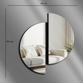 Oglinda decorativa, Ozgl522, Partea de jos: 100% EVA (Grosime: 10 mm, Argintiu