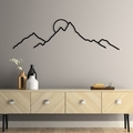 Decoratiune de perete, Ayers, Dimensiune: 100 x 29 cm, Negru