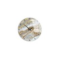Ceas de perete decorativ din sticlă, Huhu351, Diametru: 40 cm (1 bucată), Multicolor