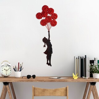 100x34 cm, Rosu;Negru