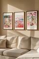 Set 3 tablouri decorative, Artvmodel1-Kahve, MDF, Multicolor