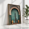 Tablou decorativ, GE128-L, Lemn, Multicolor