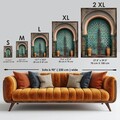 Tablou decorativ, GE128-L, Lemn, Multicolor