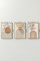 Set 3 tablouri decorative, Artsycllct6, MDF, Multicolor