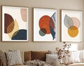 Set 3 tablouri decorative, Huhu209, Lemn masiv, Multicolor