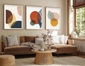 Set 3 tablouri decorative, Huhu209, Lemn masiv, Multicolor