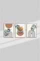 Set 3 tablouri decorative, Artsycllct33, MDF, Multicolor