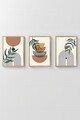 Set 3 tablouri decorative, Artsycllct33, MDF, Multicolor
