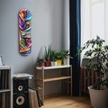 Tablou decorativ, Colorful Sneakers, Dimensiune: 20 x 80 cm, Multicolor