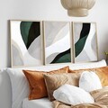 Set 3 tablouri decorative, Huhu229, Lemn masiv, Multicolor