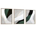 Set 3 tablouri decorative, Huhu229, Lemn masiv, Multicolor