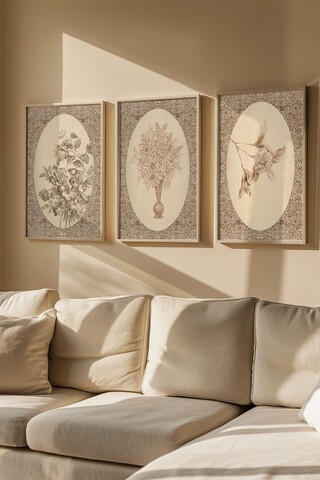 Tablou decorativ, Artsmdf3Lu7-5070, MDF, Multicolor