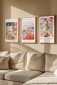 Set 3 tablouri decorative, Artvmodel1-Ahsap, MDF, Multicolor