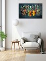 Tablou decorativ, 0464, Dimensiuni: 46 x 72 cm, Multicolor