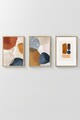 Set 3 tablouri decorative, Artsycllct2, MDF, Multicolor