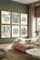Tablou decorativ (6 Pieces), Artsycllct10, MDF, Multicolor
