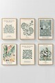 Tablou decorativ (6 Pieces), Artsycllct10, MDF, Multicolor