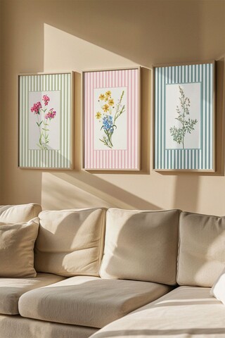 Tablou decorativ, Artsmdf3Lu6-5070, MDF, Multicolor