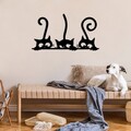 Decoratiune de perete, Cat 5, Dimensiune: 60 x 33 cm, Negru