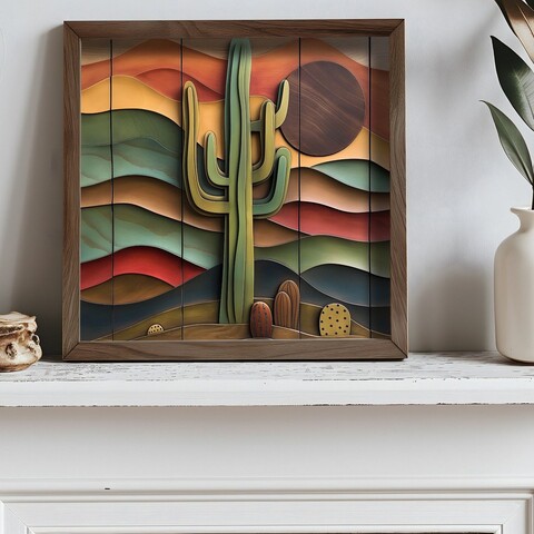 Tablou decorativ, AI082, Cadru: 100% MOLID, Multicolor