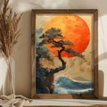 Tablou decorativ, AI206, Cadru: 100% MOLID, Multicolor