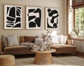 Set 3 tablouri decorative, Huhu201, Lemn masiv, Multicolor