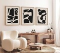 Set 3 tablouri decorative, Huhu201, Lemn masiv, Multicolor