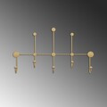 Cuier de perete, Iyon-A, Grosime: 9 mm, Auriu