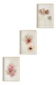 Set 3 tablouri decorative, Huhu205, Lemn masiv, Multicolor
