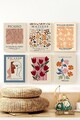 Tablou decorativ înrămat în MDF (6 bucăți), Artsycllct15, MDF, Multicolor