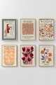 Tablou decorativ înrămat în MDF (6 bucăți), Artsycllct15, MDF, Multicolor