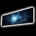 Tablou decorativ cu lumina LED, 3090KTLGDACT, 30 x 90 cm, Multicolor