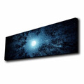 Tablou decorativ cu lumina LED, 3090KTLGDACT, 30 x 90 cm, Multicolor