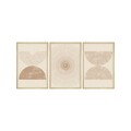 Set 3 tablouri decorative, Huhu258, Lemn masiv, Multicolor