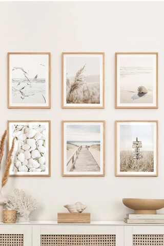 Tablou decorativ (6 Pieces), Artavessastko15, MDF, Multicolor