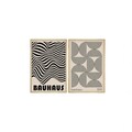 Set 2 tablouri decorative, Huhu247, Lemn masiv, Multicolor