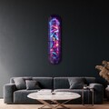 Tablou decorativ, Colorful LV Tube, Dimensiune: 20 x 80 cm, Multicolor