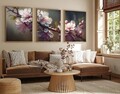 Set 3 tablouri decorative, Huhu222, Lemn masiv, Multicolor