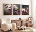 Set 3 tablouri decorative, Huhu222, Lemn masiv, Multicolor