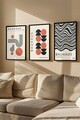 Set 3 tablouri decorative, Artvmodel26-Sıyah, MDF, Multicolor