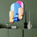 Oglinda decorativa, Ozgl512, Partea de jos: 100% EVA (Grosime: 10 mm, Multicolor