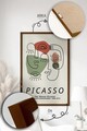 Set 3 tablouri decorative, Artvmodel3-Kahve, MDF, Multicolor