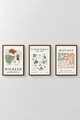 Set 3 tablouri decorative, Artvmodel3-Kahve, MDF, Multicolor