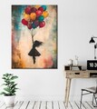 Tablou decorativ, WY455 (50 x 70), Canvas imprimat, Multicolor