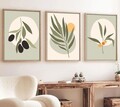 Set 3 tablouri decorative, Huhu116, Lemn masiv, Multicolor