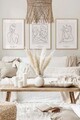 Set 3 tablouri decorative, Artcerceve13, MDF, Multicolor