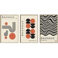 Set 3 tablouri decorative, Artvmodel26-Ahsap, MDF, Multicolor