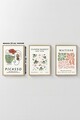 Set 3 tablouri decorative, Artvmodel3-Ahsap, MDF, Multicolor