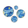 Set 4 tablouri decorative, Huhu291, Dimensiune: 45 x 45 cm (1 bucată), Multicolor